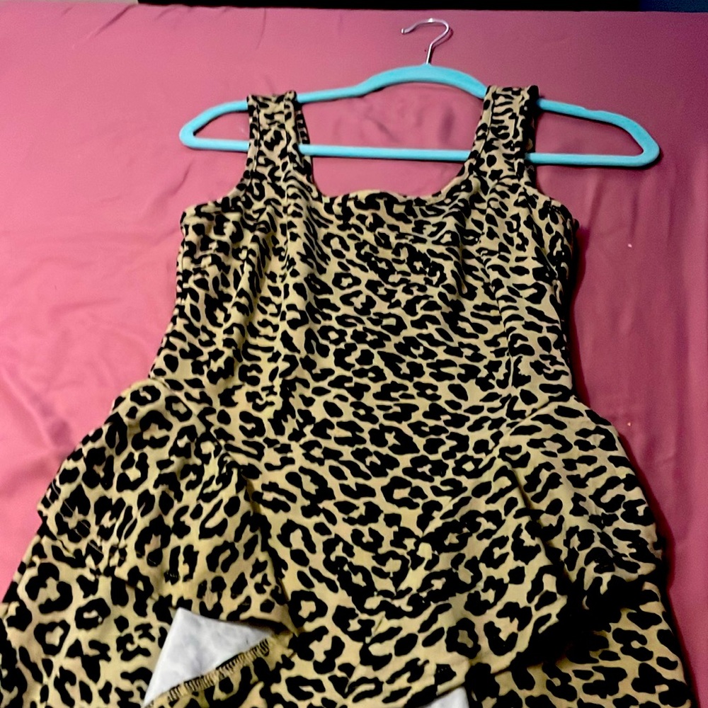 Leopard print dress